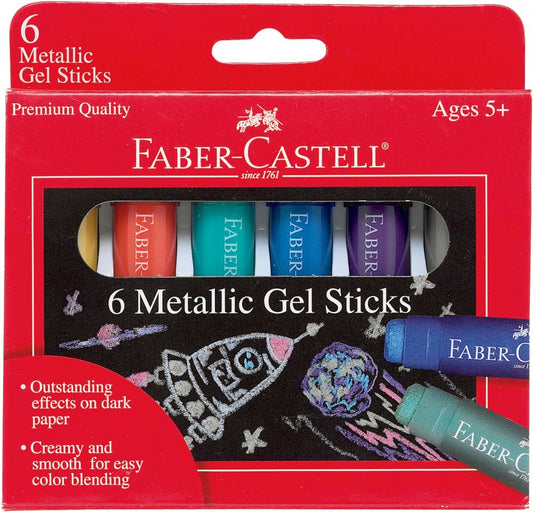 6 Metallic Gel Sticks