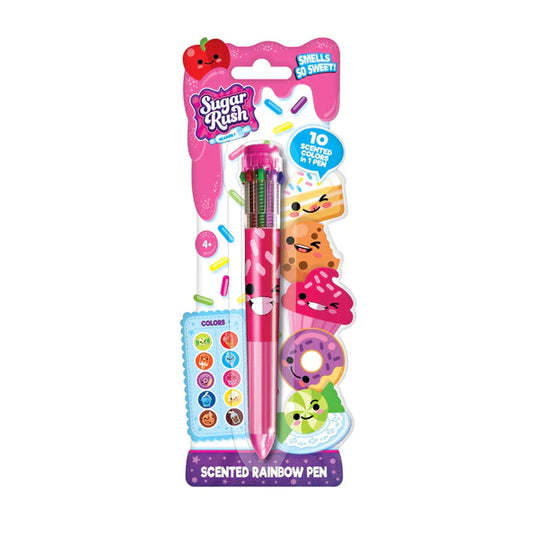 Sugar Rush 10 Colour Rainbow Pen Pink