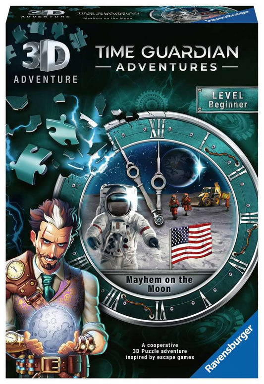 3D Time Guardian Mayhem on the Moon Level Beginner