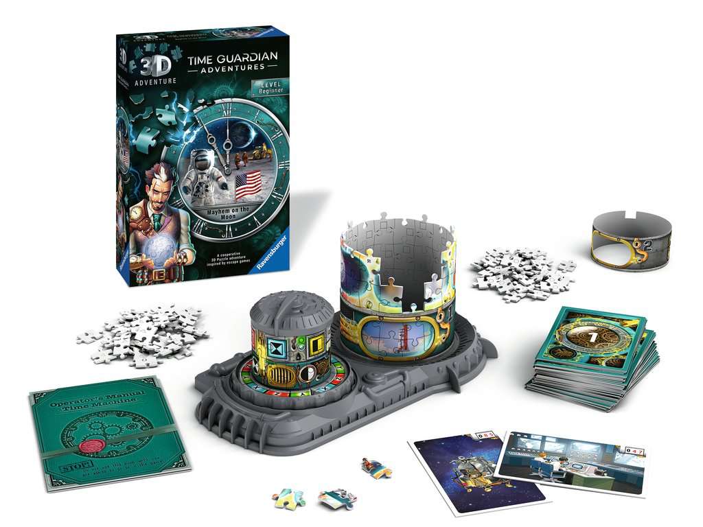 3D Time Guardian Mayhem on the Moon Level Beginner