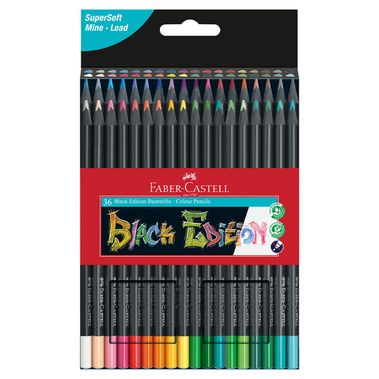 36 Colored Pencils Black Edition