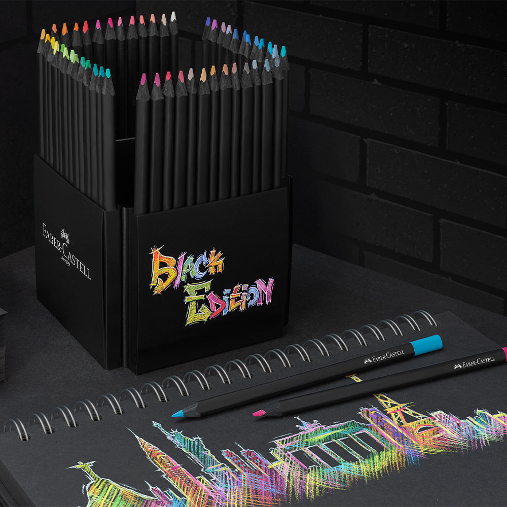 50 Colored Pencils Black Edition