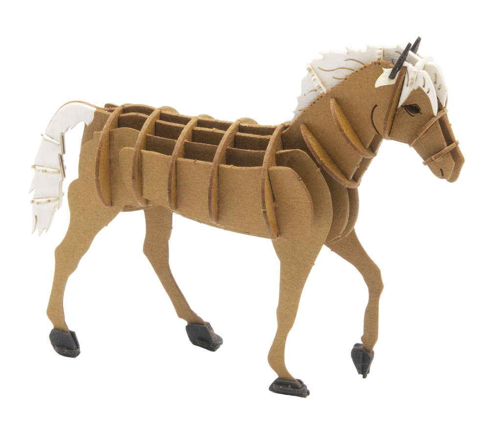 3D Paper Model Halfinger Horse