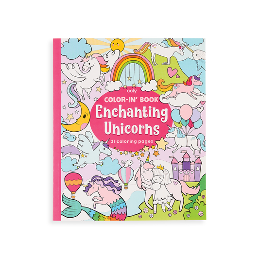 Color-In" Book Enchanting Unicorns