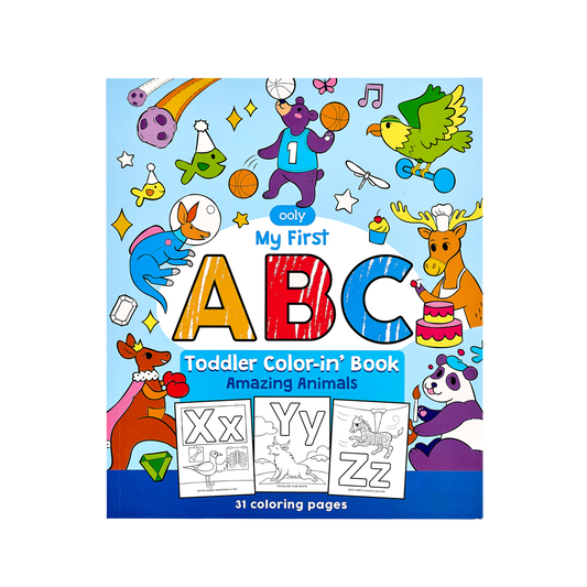My First ABC Toddler Color-In' Book