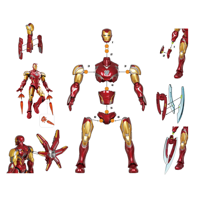 Blokees Marvel Infinity Saga Champion Iron Man MK85 DX