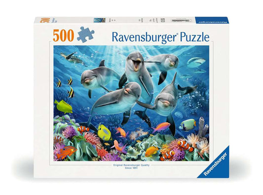 Dolphins in the Coral Reef 500pc