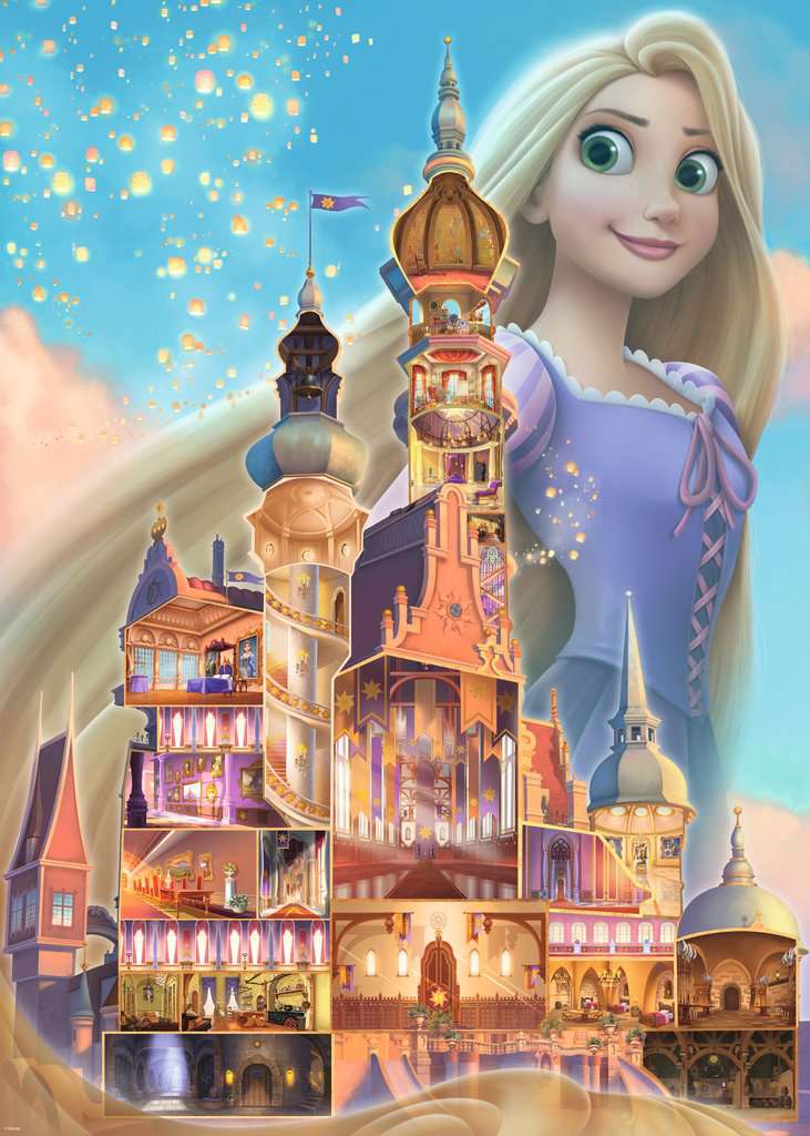 Disney Castle Collection: Rapunzel 1000pc