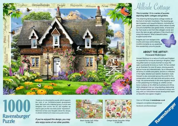 Hillside Cottage 1000pc jigsaw puzzle