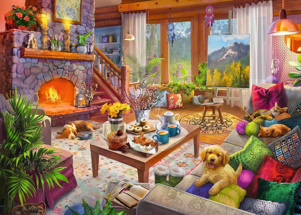 Cozy Cabin 1000pc