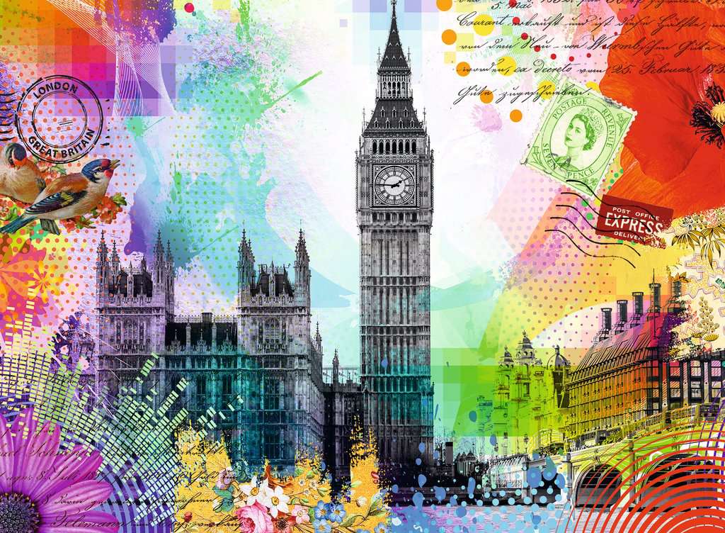 London Postcard 500pc