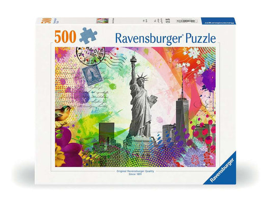 New York Postcard 500pc