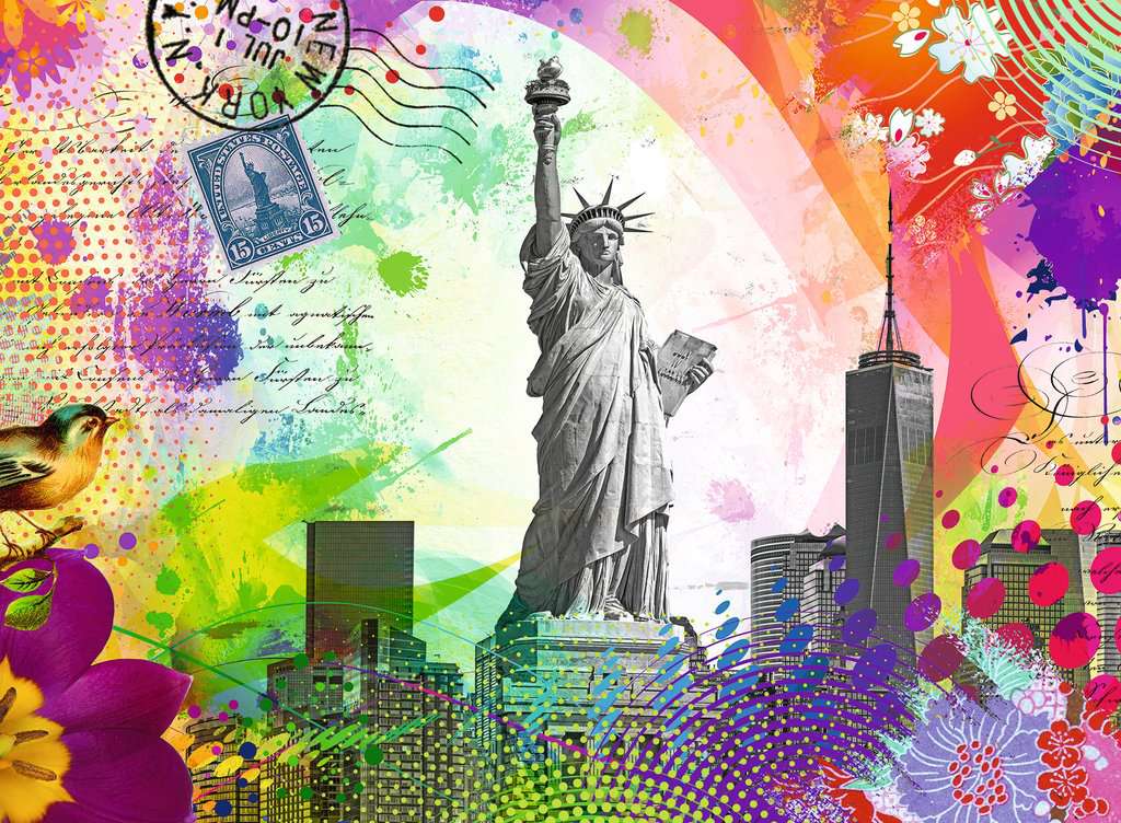 New York Postcard 500pc