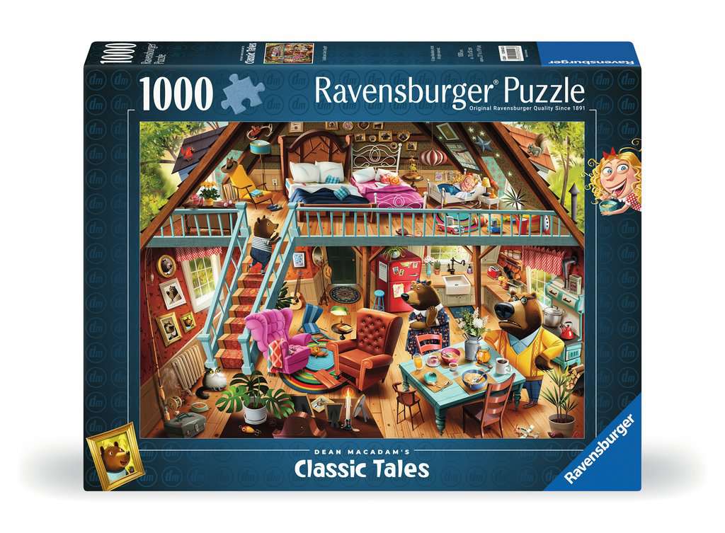 Classic Tales: Goldilocks Gets Caught!  1000pc