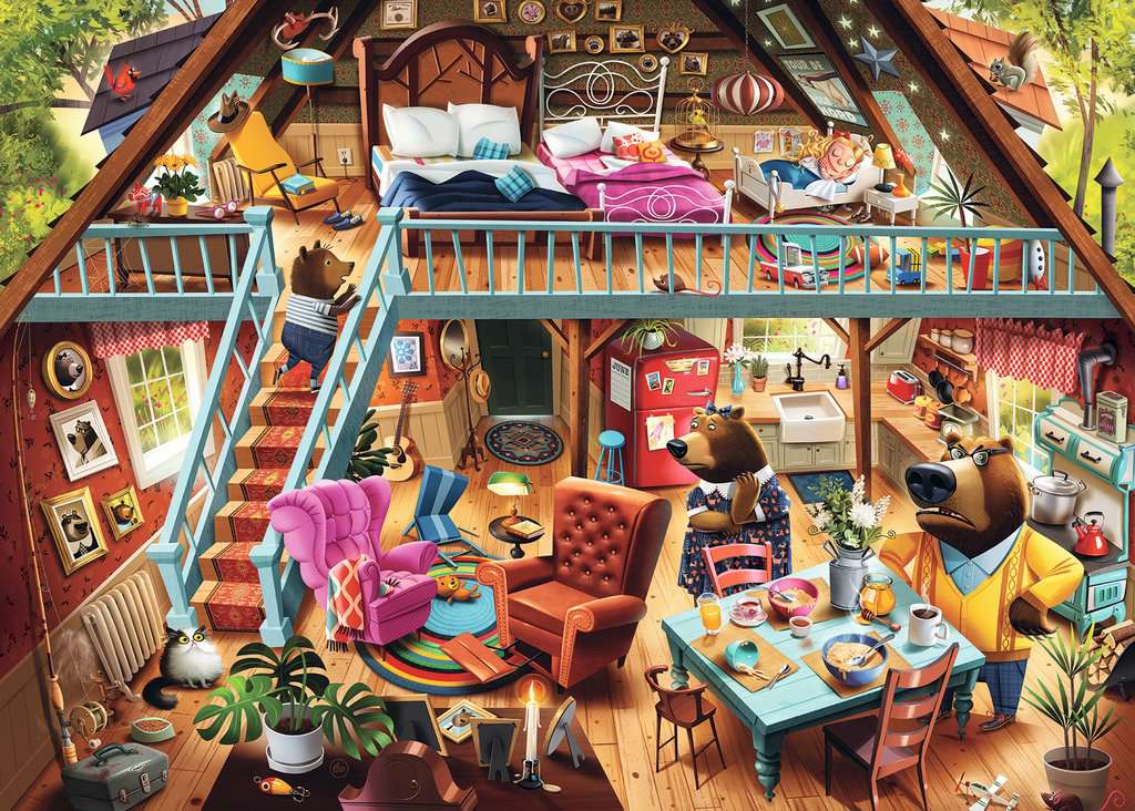 Classic Tales: Goldilocks Gets Caught!  1000pc