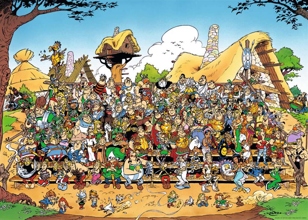 Asterix Family Portrait