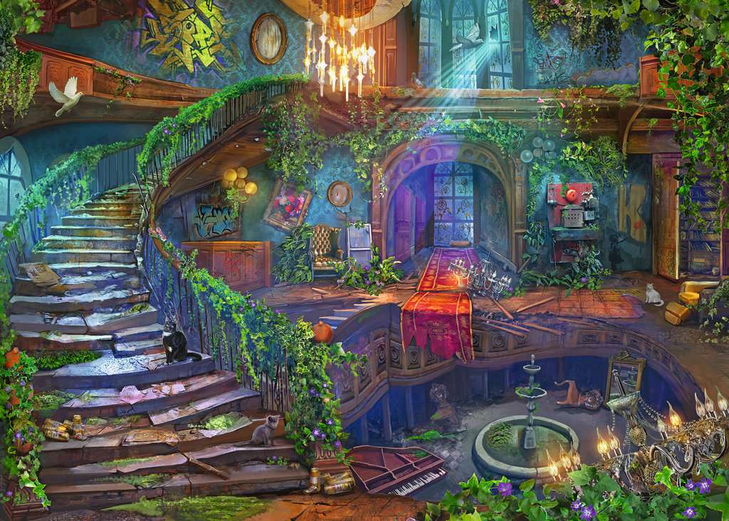 Abandoned Hotel Vacancy 1000pc