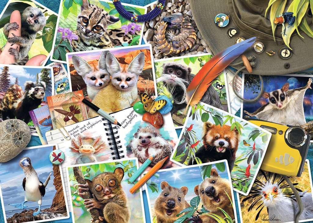 A Traveler's Animal Journal 1000pc