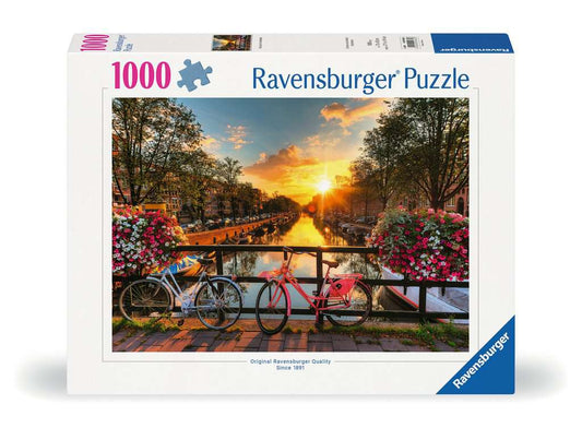 Bicycles in Amsterdam 1000pc