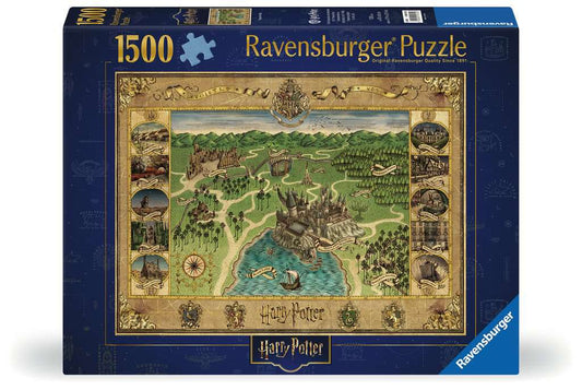 Hogwarts Map 1500pc