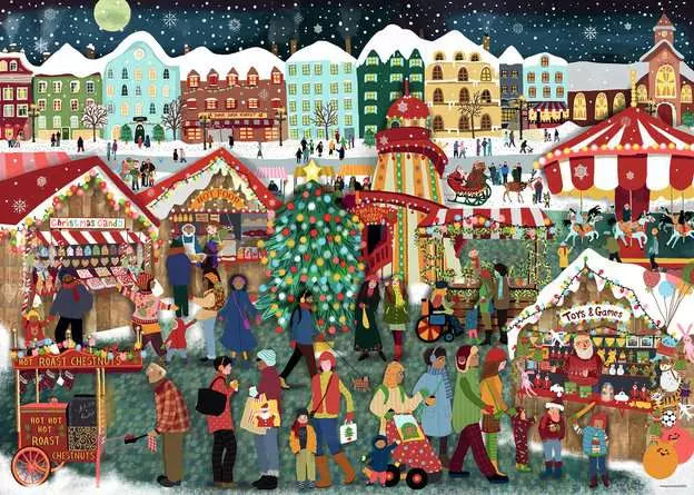 Christmas Market 1000pc