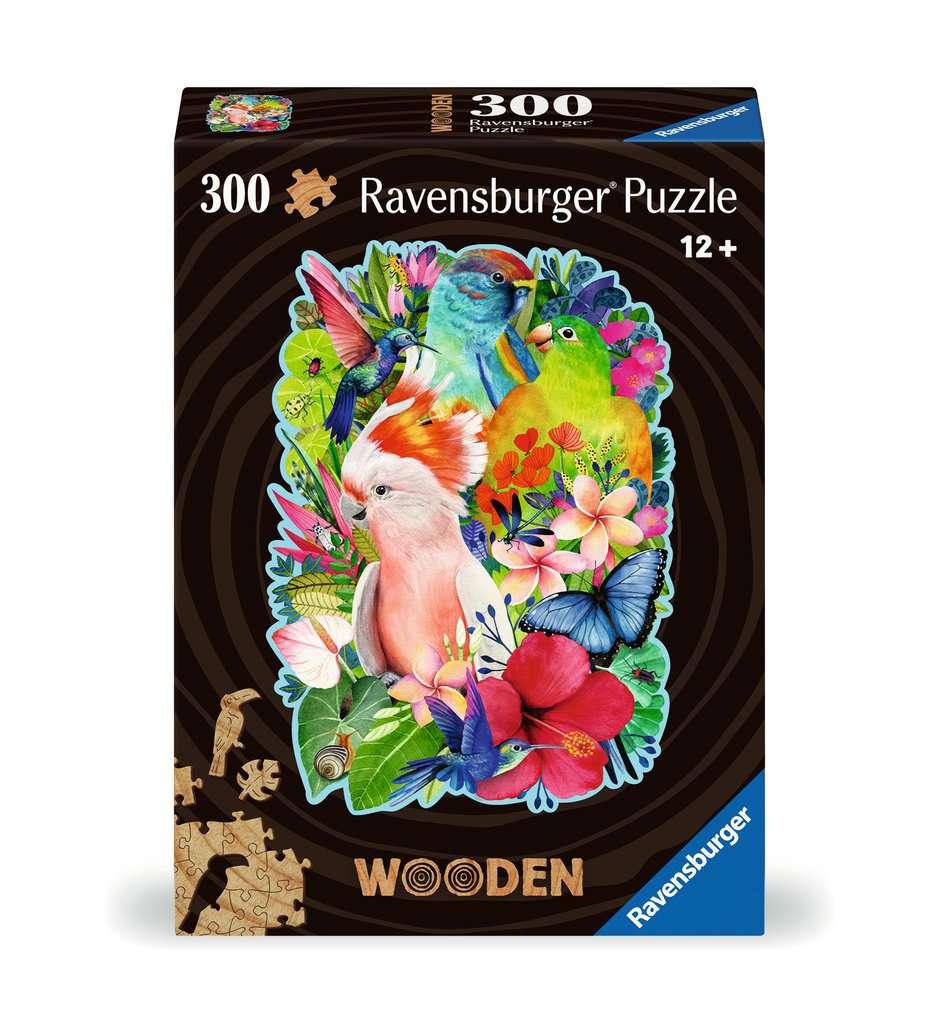 Beautiful Birds 300pc Wooden puzzle