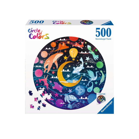 Circle of Colors - Dreams 500pc round puzzle