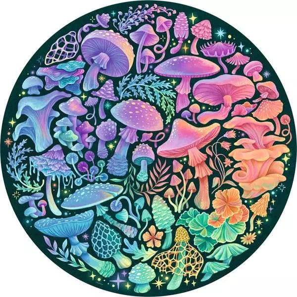 Mushrooms 500pc Round