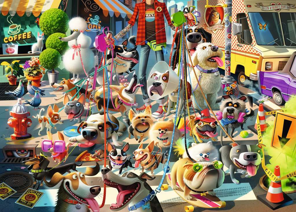 The Dog Walker 1000pc
