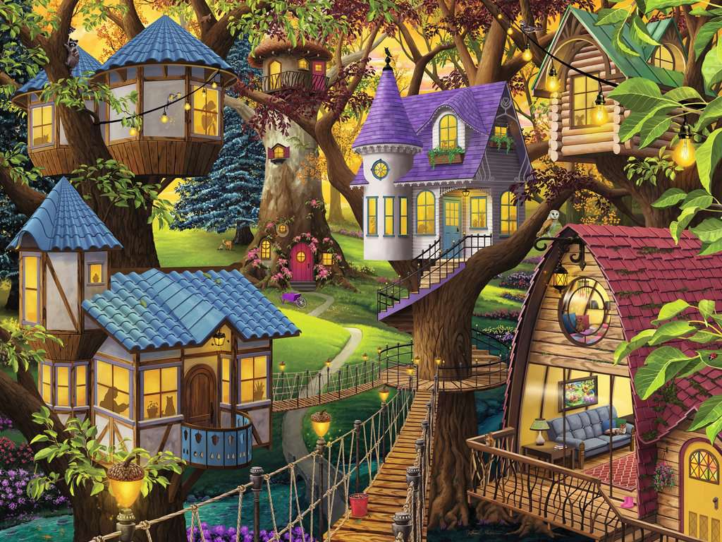 Twilight in the Treetops 1500pc
