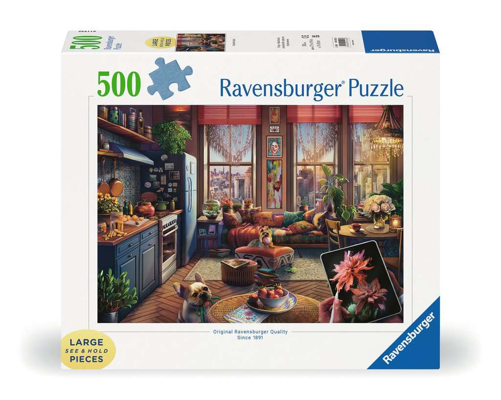 Cozy Boho Studio 500pc Large piece