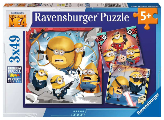 Despicable Me 4 - Despicable Always 3 x 49pc
