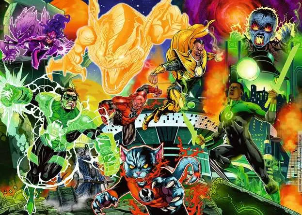 Green Lantern 1000pc jigsaw puzzle