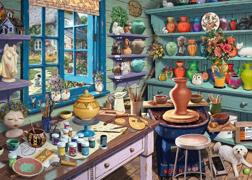 Pottery Studio Sanctuary 500pc