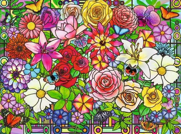 Tiffany Flowers 100pc XL