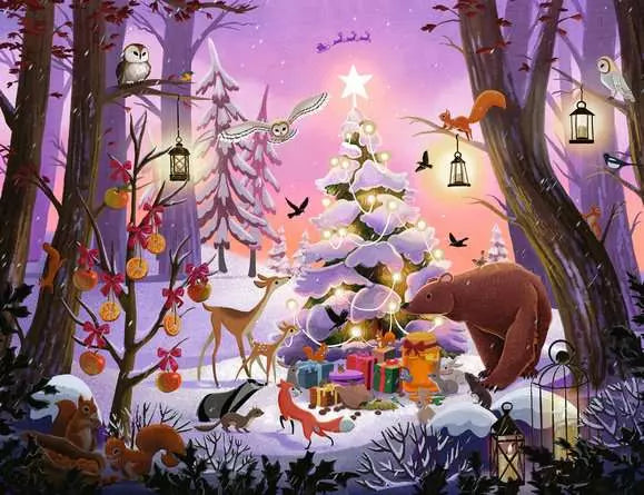 Christmas in the Woods 2000pc
