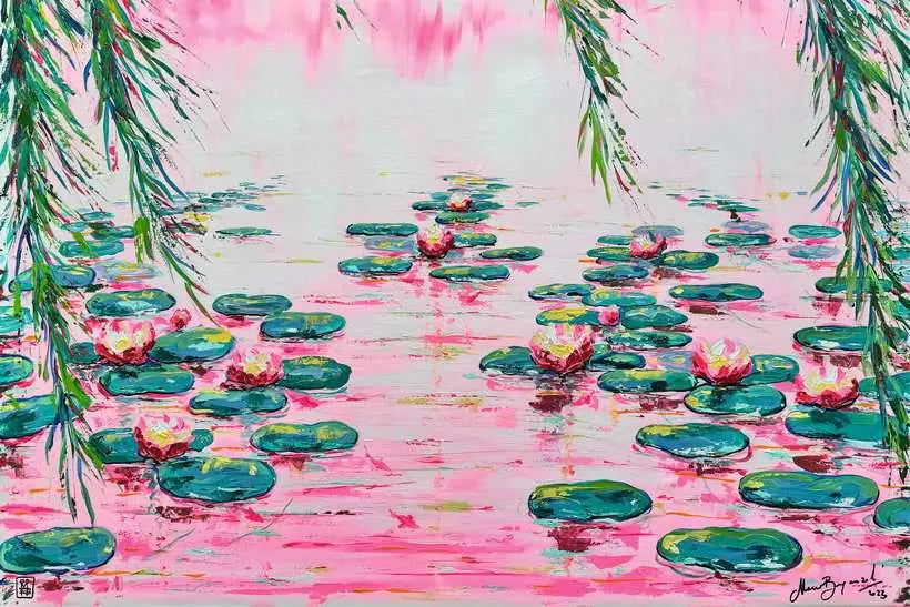 Pink Water Lilies 4000pc