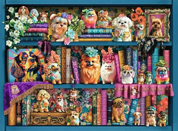 Precious Porcelain Pups 500pc puzzle