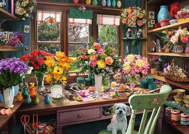 Flower Arranger's Shed 1000pc