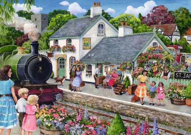 Whistle Stop Cottage 1000pc