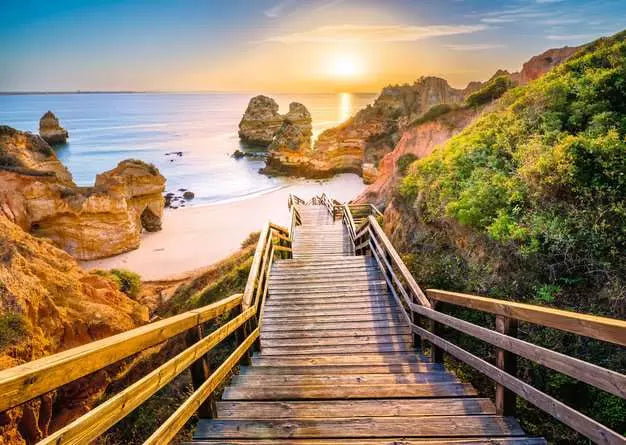 Stairway to Camilo Beach, Algarve 1000pc