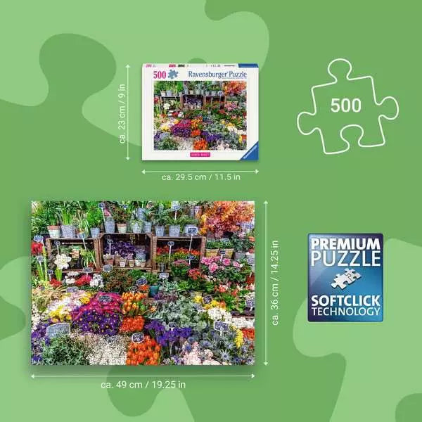 Flower Market, France 500pc