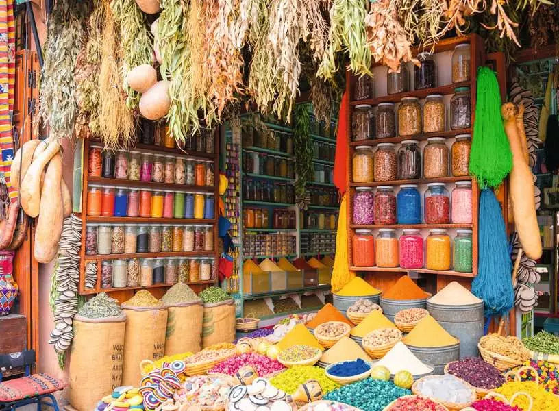 Colorful Spices and Herbs, Morocco 500pc
