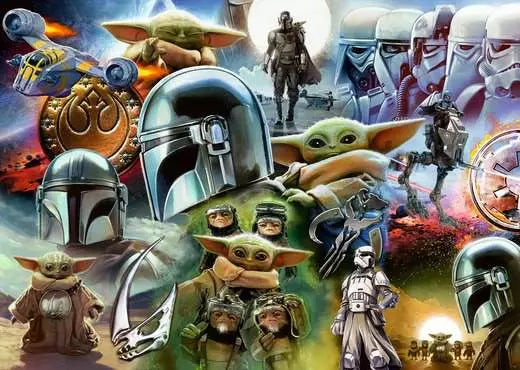 The Mandalorian and Grogu 1000pc jigsaw puzzle