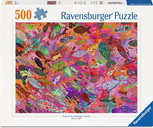 Fish in Fuchsia 500pc
