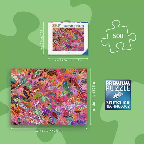 Fish in Fuchsia 500pc