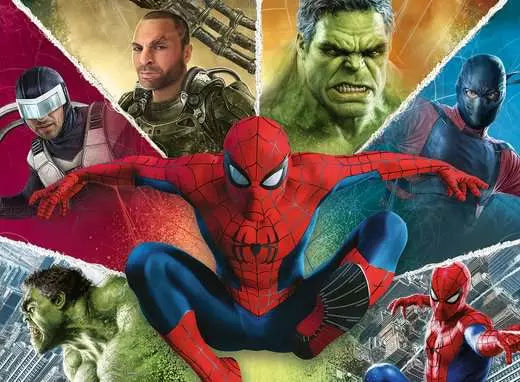 Spider-Man Brand New Day 500pc jigsaw puzzle