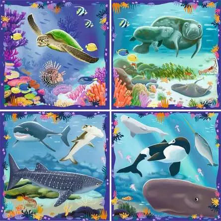 Puzzle Up! Ocean Life 64, 72, 81 & 90pc
