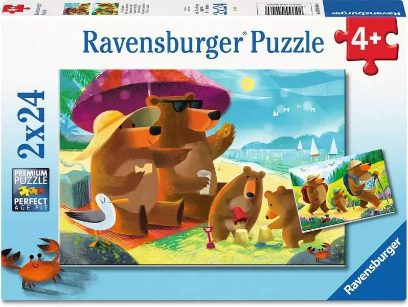 Bear Family Vacations 2X24pc