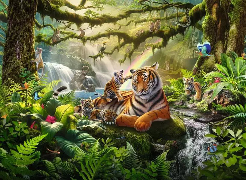 Jungle Wildlife Wonders XXL 300pc jigsaw puzzle